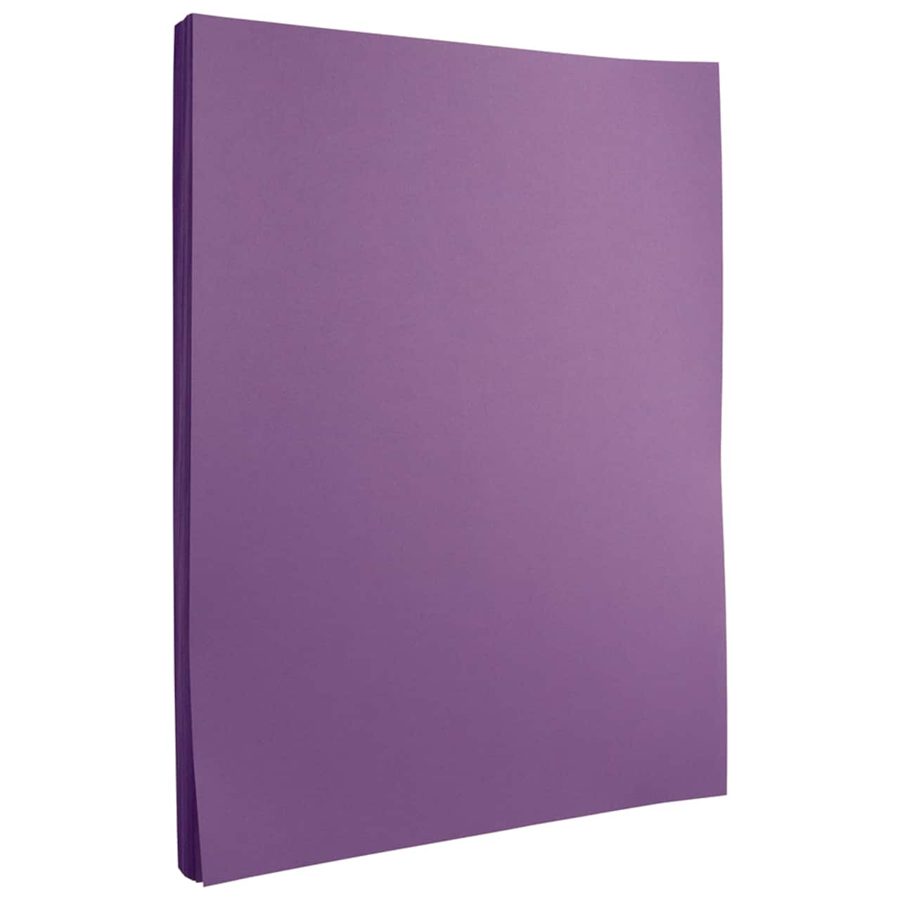 JAM Paper Brite Hue 8.5" x 11" 24lb. Recycled Colored Paper, 100 Sheets